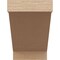 Ekena Millwork 4in. W x 6in. H x 28in. L Burlington Woodgrain TimberThane Rafter Tail, Primed Tan RFTUR04X06X28BURRCPR - alternate 5